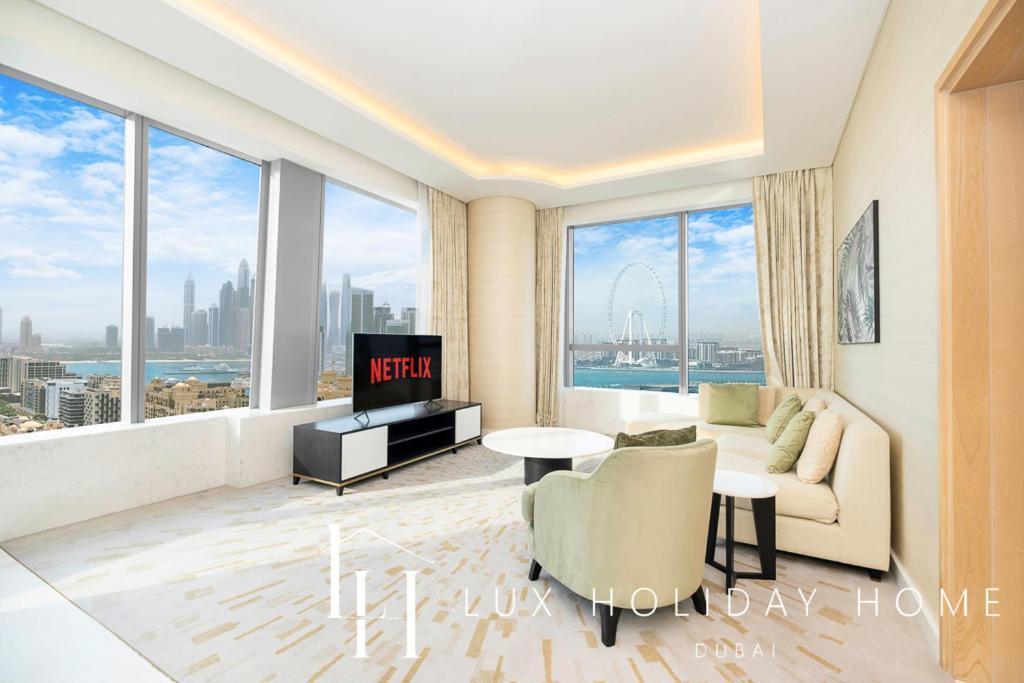Lux Iconic Views At The Palm Tower Suite 2 Дубай Екстериор снимка